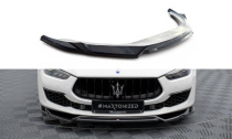 Maserati Ghibli MK3 Facelift 2017-2020 Frontläpp / Frontsplitter V.2 Maxton Design